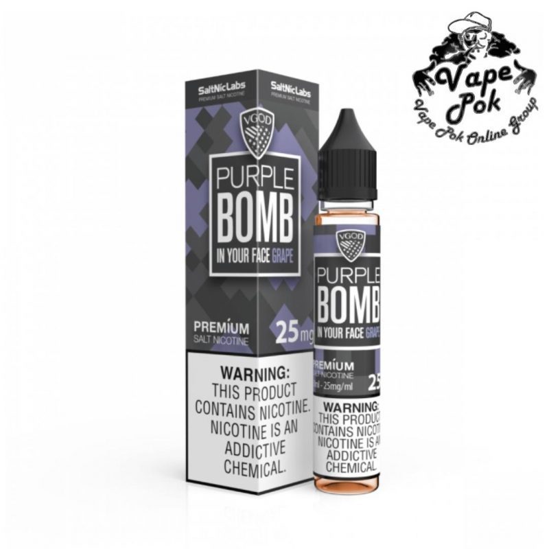 سالت بمب انگور ویگاد VGOD Purple Bomb saltnic