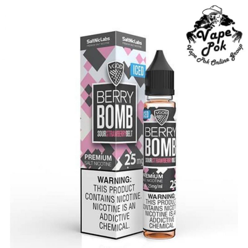 سالت بمب توت فرنگی یخ ویگاد VGOD Berry Bomb iced saltnic